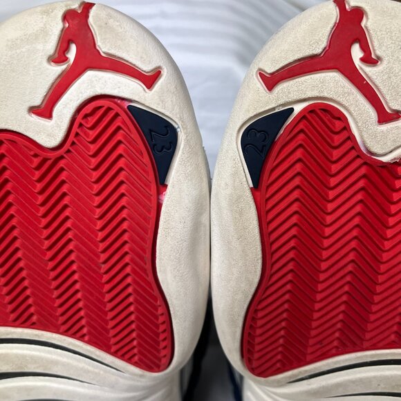 Men's Nike Air Jordan 12 International Flight Retro Blue BV8016-445 Size 11 - Picture 12 of 16